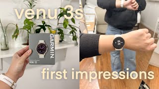 garmin venu 3s first impressions as an apple girly