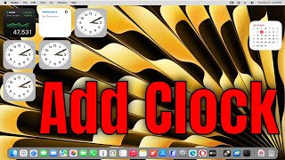 How to Add Clock to MacBook Desktop (Tutorial)