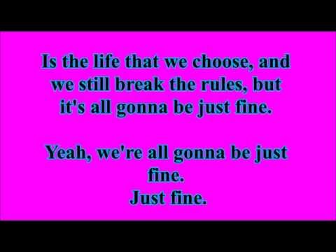 Just Fine Lyrics (Sam and Cat Theme Song) - Michael Corcoran