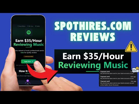 SPOTHIRES.COM REVIEWS, Can You Really Earn $35/Hour Reviewing Music? Is Scam or Legit?