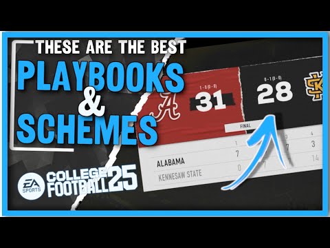 Best Playbooks In College Football 25 All Simulation Types