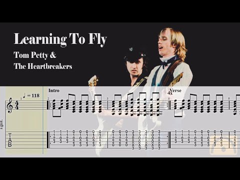 Learning To Fly - Tom Petty And The Heartbreakers | Backing Track | Guitar Tab