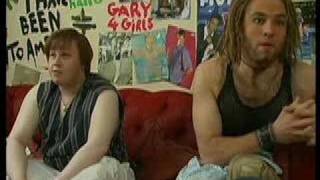 Lucas & Walliams as Gary Barlow & Howard Donald