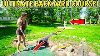 CRAZY BACKYARD Mini Golf Course - Nothing Like It!