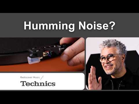 What might be causing a humming sound on your Technics turntable