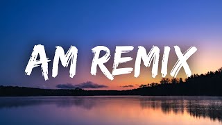 Nio Garc&iacute;a, J Balvin & Bad Bunny - AM Remix (Letra/Lyrics)