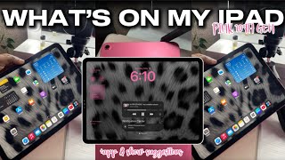 WHATS ON MY PINK IPAD 10TH GEN♡ app and show suggestions, editing, etc..