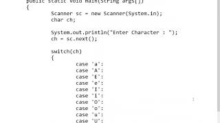 [2020] - Programming in JAVA - Switch Case part2 Practice
