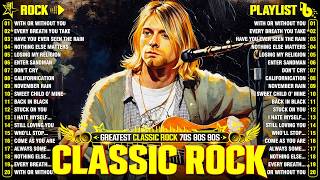Classic Rock Songs 70s 80s 90s Full Album 🎶 Nirvana, Guns N' Roses, AC/DC, Bon Jovi, Metallica, U2