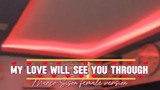 My Love Will see you through by: Marco Sison (female version)Cover by:Cloud Aquino 