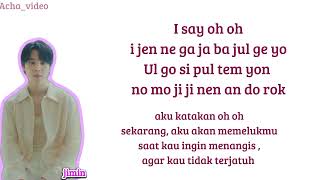 Jimin BTS - 편지 (Letter) (Dear. ARMY) || easy lyrics terjemahan Indonesia #bts #lyrics #subindo