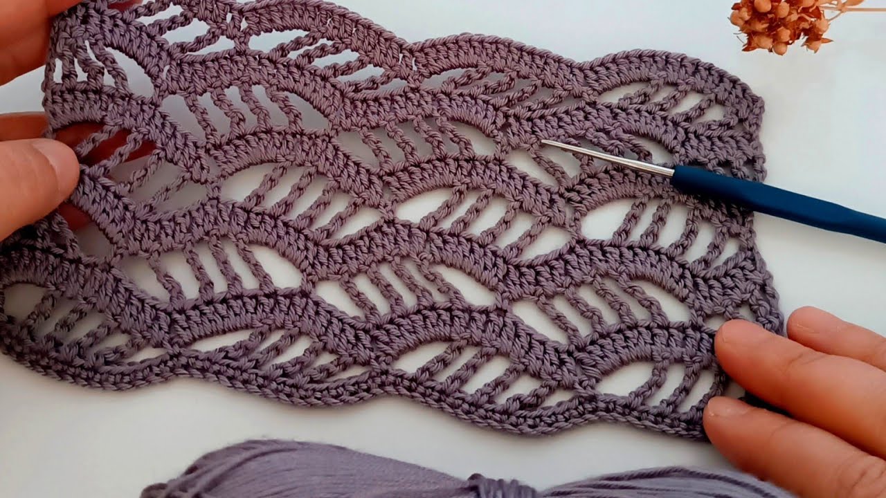 This Is Crochet New Design Only 4 Rows Easy Openwork Crochet Pattern