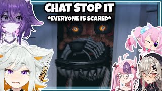 Vtubers play Five Nights at Freddy's 4: were frightened by the chat