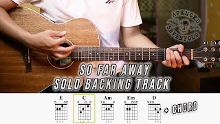 Avenged Sevenfold - So Far Away (First Solo Backing track  + Chord)