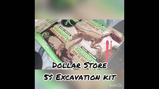 Dollar store 5$ Dinosaur Excavation Kit! #discovery #dinosaur #dollarstore #excavation