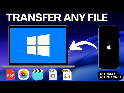 How to Transfer Any File From iPhone to Windows (No Cable)