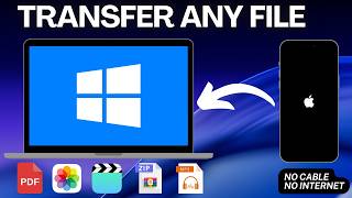 How to Transfer Any File From iPhone to Windows (No Cable)