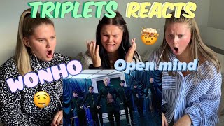 WONHO (원호) - &lsquo;OPEN MIND&rsquo; MV REACTION!!! - Triplets REACTS
