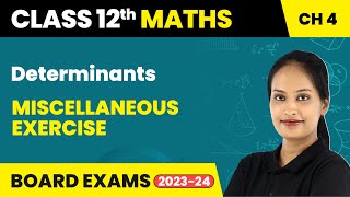 Determinants - Miscellaneous Exercise | Class 12 Maths Chapter 4