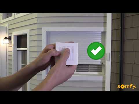 Somfy powered rolling shutter altus RTS limit setting using a smoove switch
