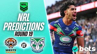 Wests Tigers vs New Zealand Warriors - Round 19 NRL Tips & Predictions