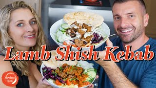 Homemade Shish Kebab Recipe - Lamb Skewers Marinade Cooked on the BBQ or Pan