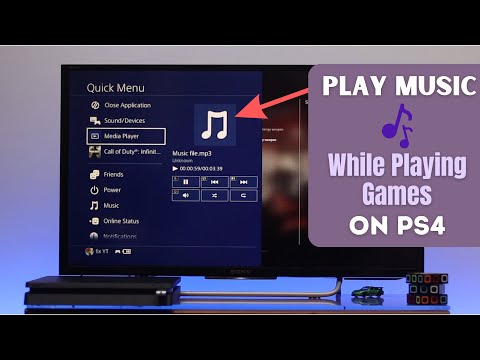 How to Play Music on PS4 While Playing Games!