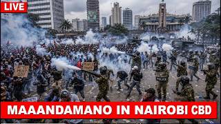 LIVE: Maandamano in Nairobi CBD over High Fuel prices. Erick Omondi and GEN Z leading protests!