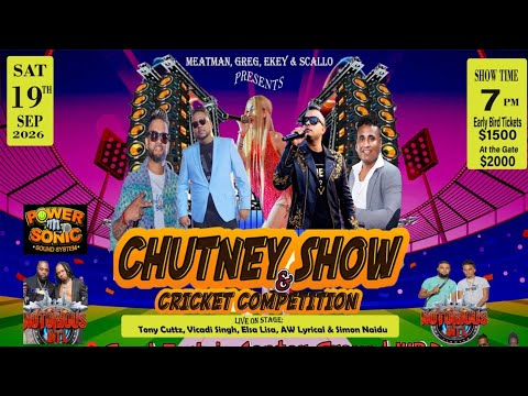 19TH SEPTEMBER 🇬🇾CHUTNEY SHOW & CRICKET COMETITION PROMOTIONAL AUDIO  BY DJ  MAGNUM & SEL BIG PAPA