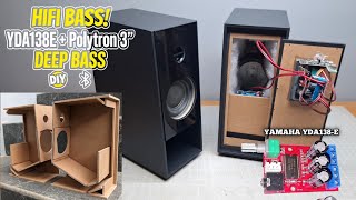 DIY HIFI Bluetooth Speaker - Yamaha YDA138E + Polytron 3 inch - DEEP BASS