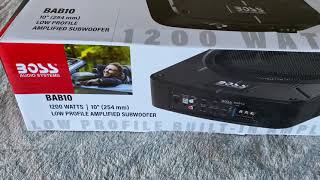 Review: BAB10 Boss Audio System Subwoofer