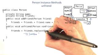 Stream unfriend Method - Intro to Java Programming Online