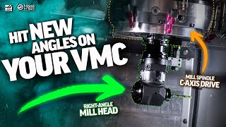 HIT NEW ANGLES! Haas Mill Spindle C-Axis Drive + New Right-Angle Heads - Haas Automation Inc.
