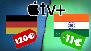 Apple TV+ g&uuml;nstiger &uuml;ber Indien (ohne VPN!)