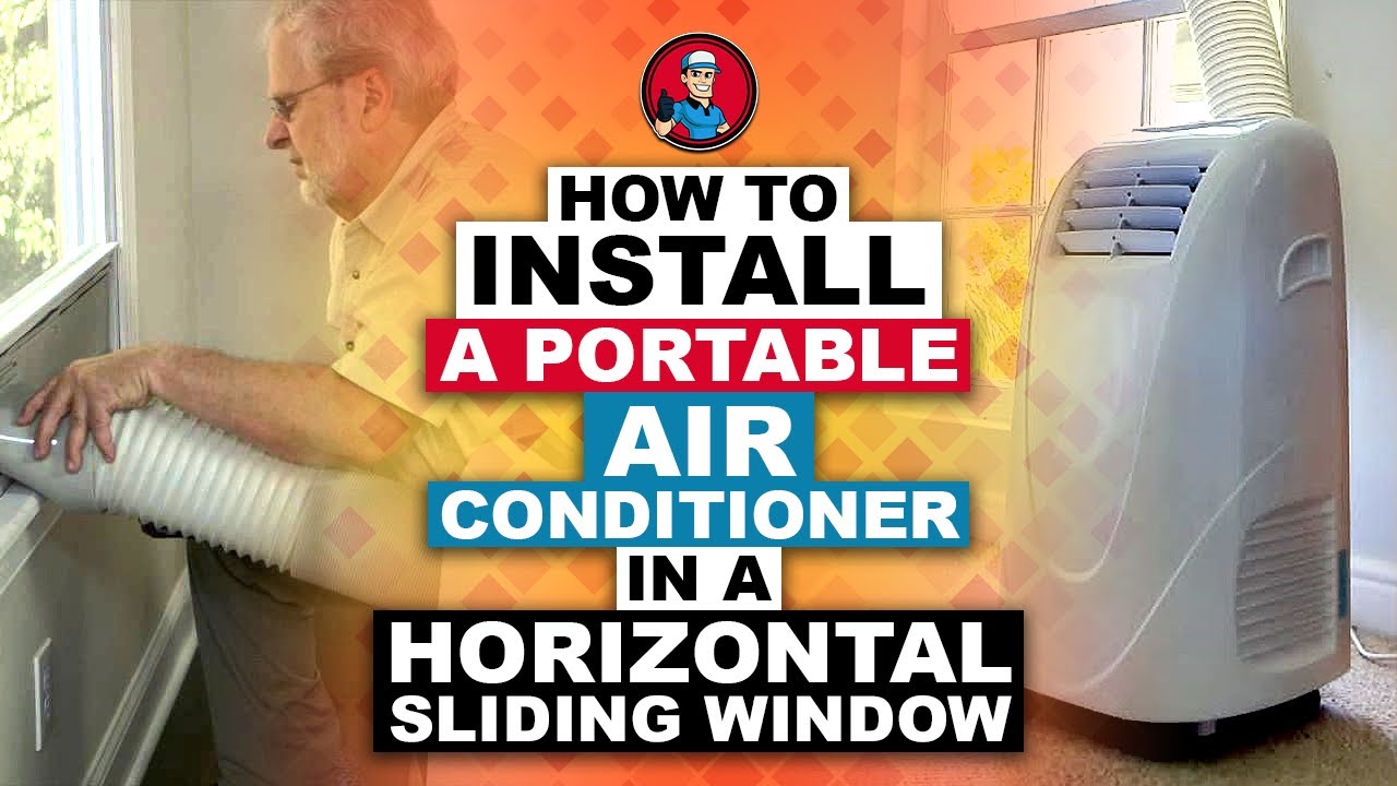 Air Conditioner In A Sliding Window 