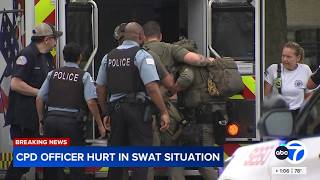 Stream Chicago police officer, 1 other hurt amid SWAT investigation in Albany Park, CFD says Online