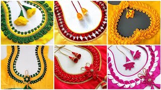 Latest Blouse ki back neck Designer gale ke dizain Sleeves Baju ke design Daily Trending Designs