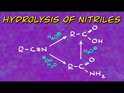 Hydrolysis Of Nitriles Explained Basic And Acidic Conditions