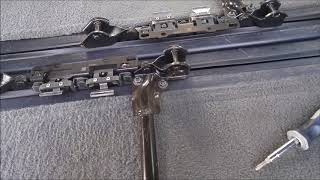 2014 Toyota Sienna SE: Middle row seat removal and track cleaning