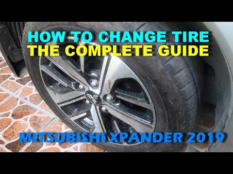 How to Change a Tire | How to Jack Up Mitsubishi Xpander
