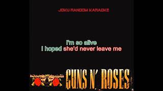 Guns N' Roses - This I Love [Karaoke]