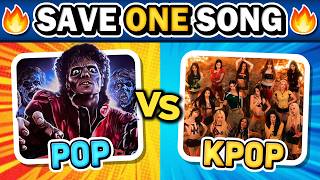 Save One Song 🎵 Pop vs Kpop ✨Choose Your Favorite Songs🔥| Music Quiz 2026