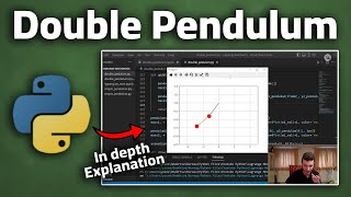 Stream Double Pendulum Simulation in Python! || Simulating Physics with Python Online