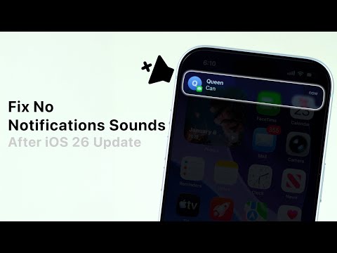 How to Fix No Notification Sounds After iOS 26 Update?