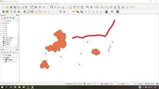 Digitizing Shapefile - Point Line Polygon in QGIS