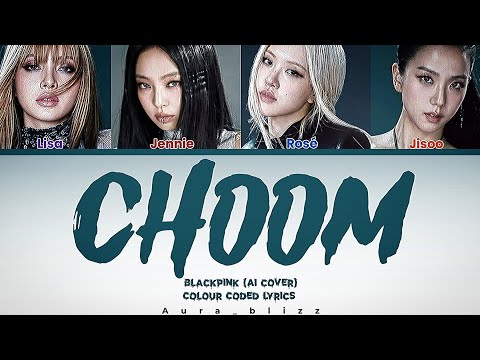 BABYMONSTER Choom ( BLACKPINK AI cover) Colour Coded Lyrics