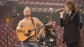 First row seat by Joel Houston and Taya Smith