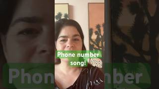 Teach a child their phone number. Easy song! #phonenumber #childsong #childrensong