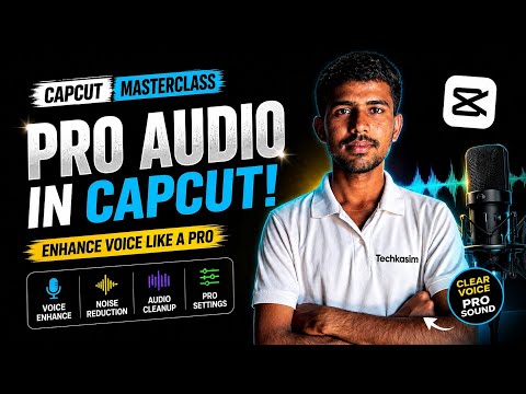 CapCut Audio Editing Masterclass: Enhance Voice and Remove Background Noise Like Pro✅