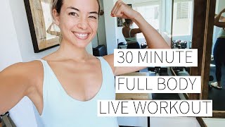 LIVE QUARANTINE WORKOUT 4/1/20 - 30 minute, Full Body, Shoulder Focus, No Equipment | Dr. LA Thoma G